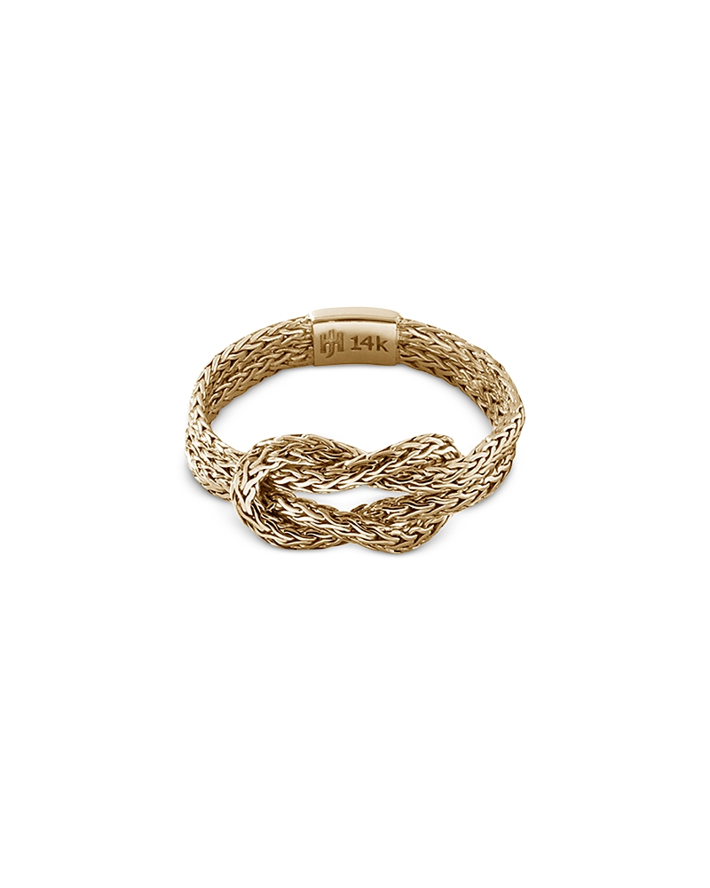 John Hardy 14k Yellow Gold Love Knot Ring In Gold