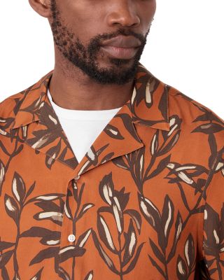 Eren Floral Print Camp Shirt