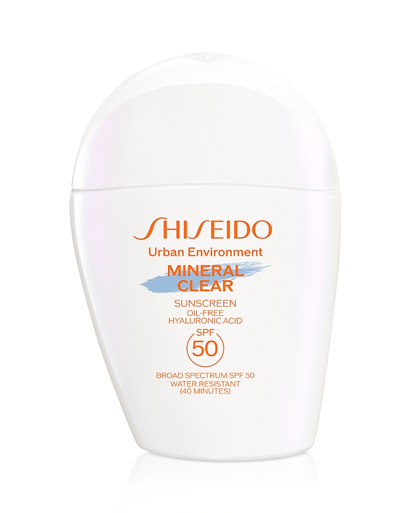 Shiseido Urban Environment Mineral Clear Sunscreen Broad Spectrum Spf 50+