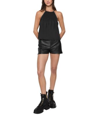  Zoey Leather Short