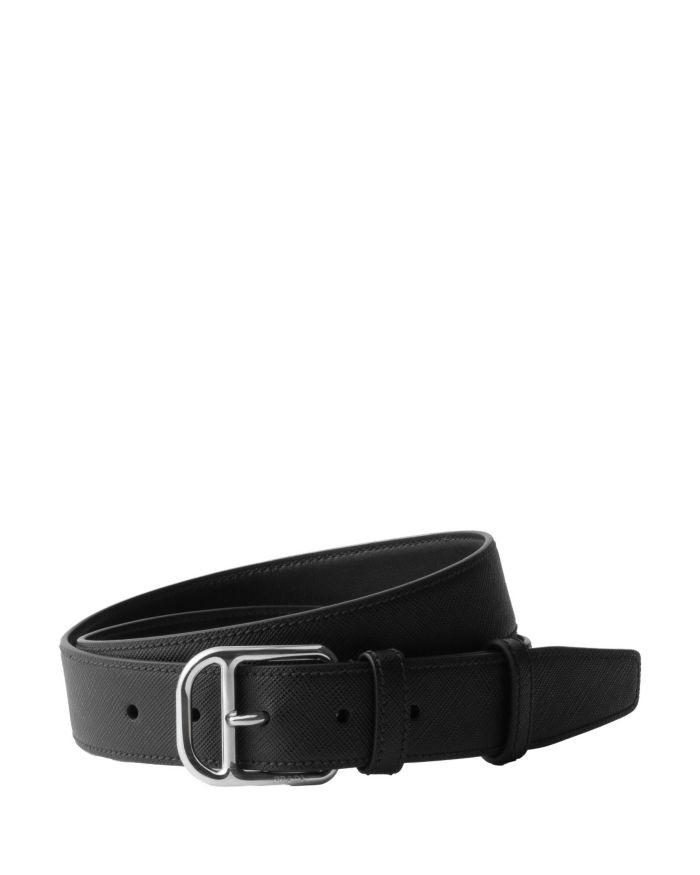 Saffiano Leather Belt