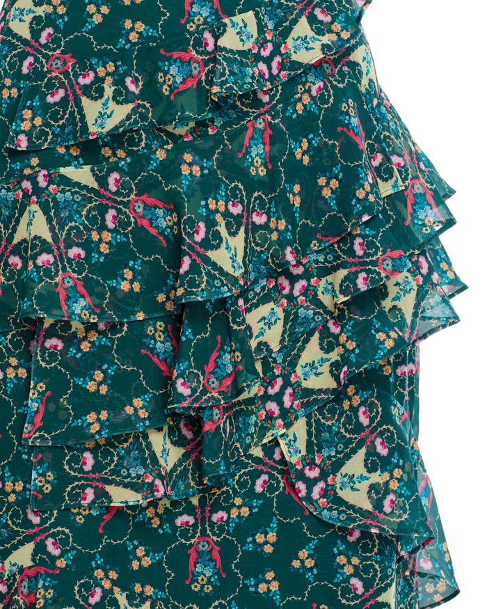 Isa Ruffled Dress
