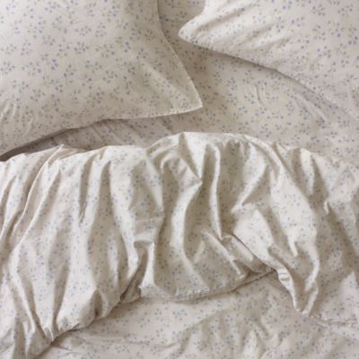 Spring Sprig Printed Cotton Duvet Cover, King