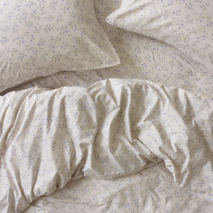 Spring Sprig Printed Cotton Duvet Cover