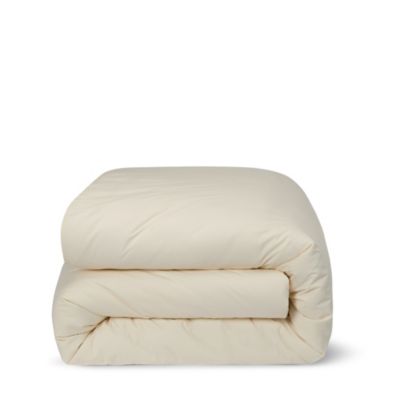 Washed Cotton Percale Duvet Cover, Twin