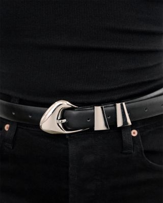Women's Modern Western Leather Belt