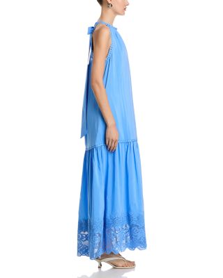 Teri Lace Trim Maxi Dress