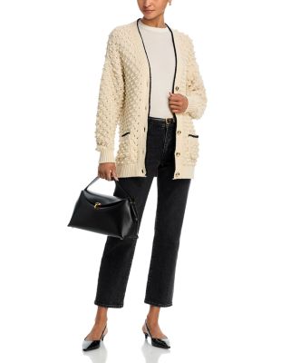 The Borrowed High Rise Ankle Slim Straight Jeans in Deco