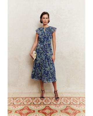Dawn Ditsy Floral Print Dress