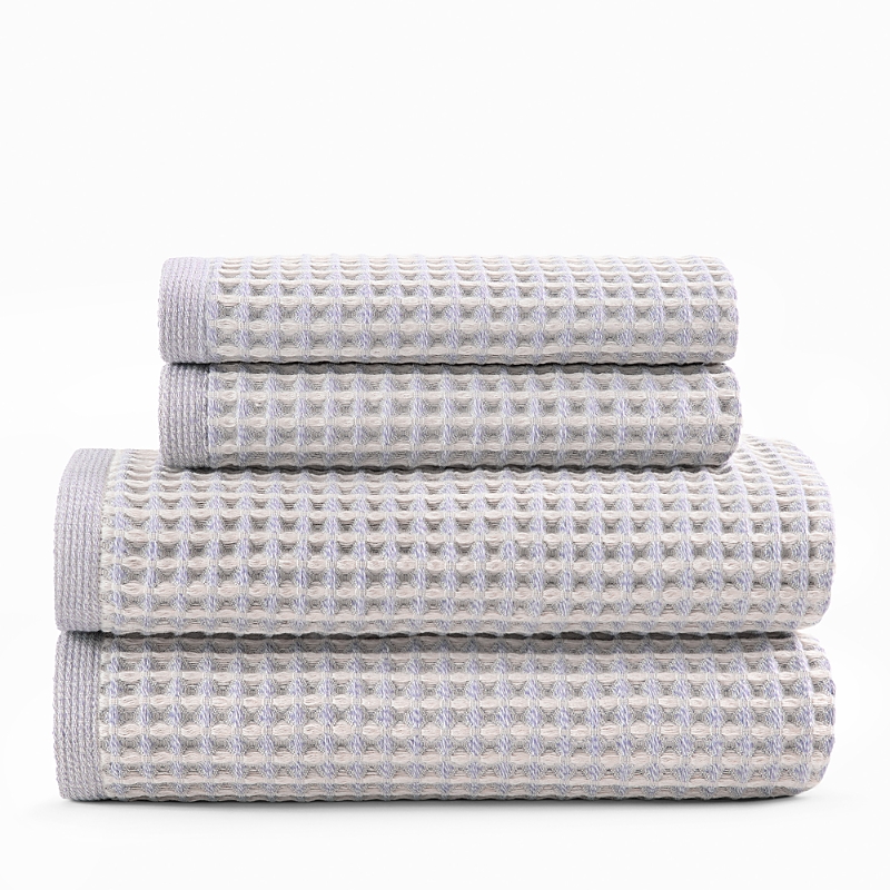 Dkny Pure Yarn Dyed Waffle Cotton Bath And Hand Towel 4-piece Set