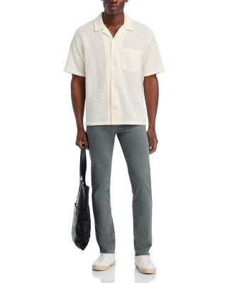 L'Homme Slim Brushed Twill Pants in Old Blue