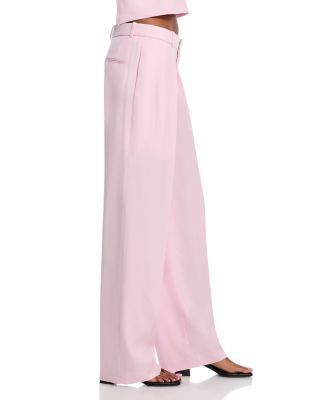 WARDROBE.NYC Double Breasted Blazer, Backless Halter Top & Low Rise Trousers