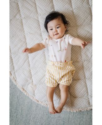 Short Sleeve Shoulder Snap One Piece - Baby