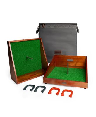 Elakai - Mahogany Buckaroo Mini Horseshoes Game