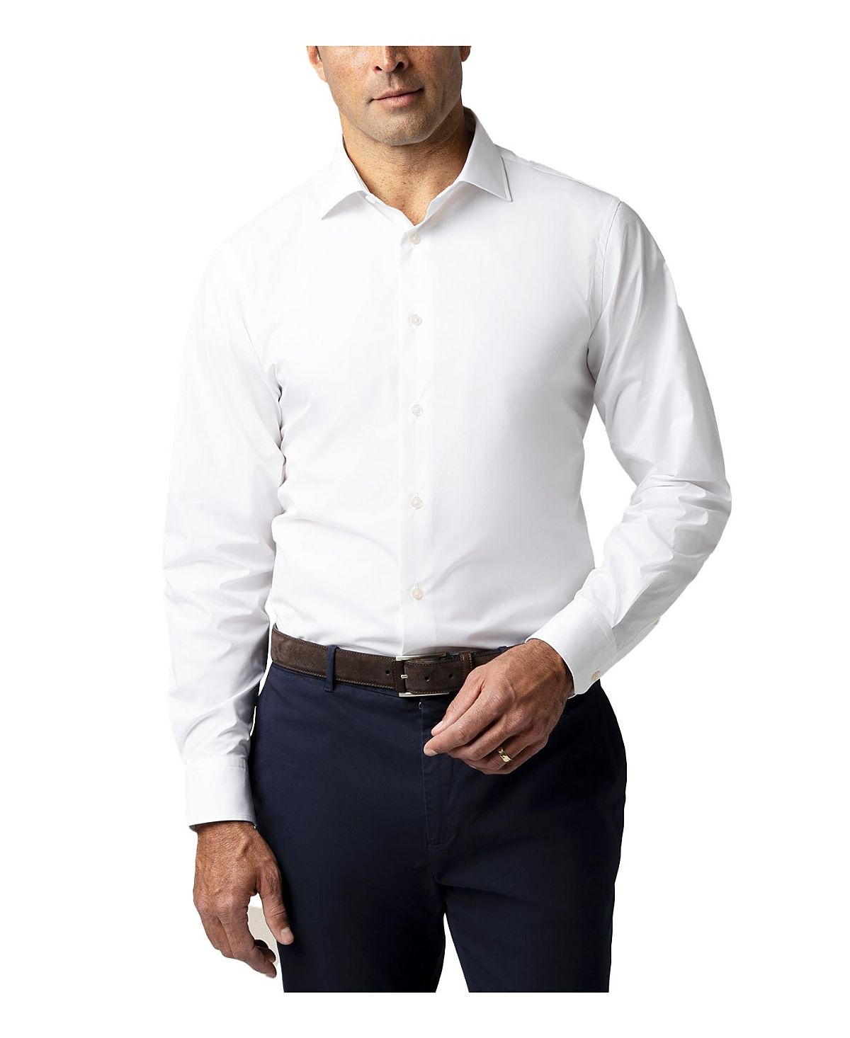 Robert Talbott Reynolds Light Weight Poplin Contemporary Fit Shirt