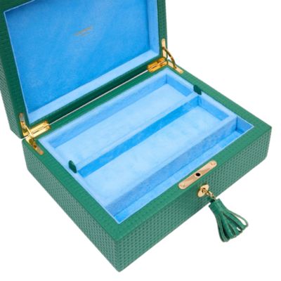 Charlotte Leather Jewelry Box