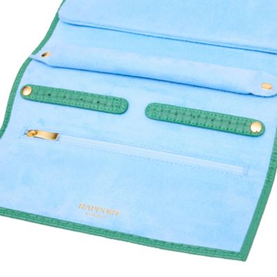 Charlotte Leather Jewelry Roll