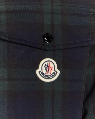 Plaid Zip Front Jacket