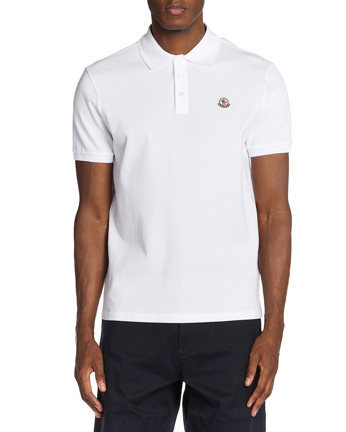 Moncler Short Sleeve Logo Polo Shirt