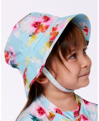  Girls' Printed Beach Sun Hat - Little Kid