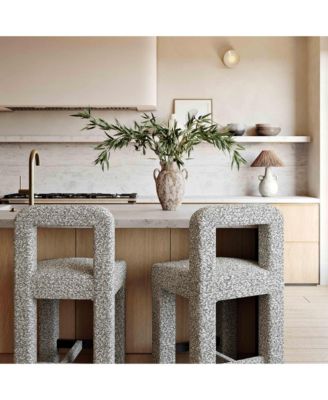  Hazel Boucle Counter Stool