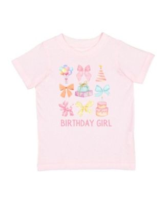 Sweet Wink - Girls' Birthday Girl Cutie Short Sleeve T-Shirt - Baby