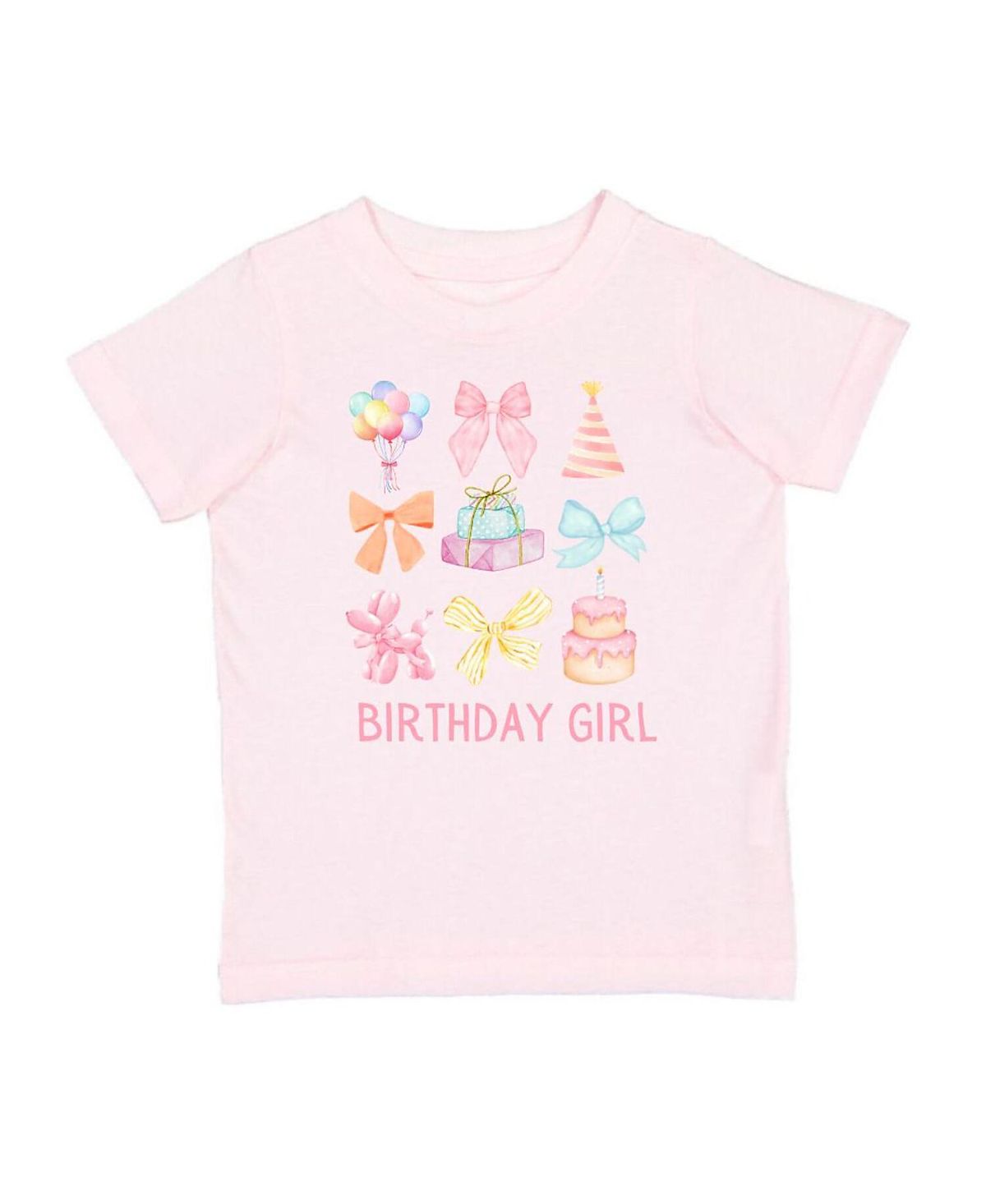 Sweet Wink Girls' Birthday Girl Cutie Short Sleeve T-Shirt - Baby