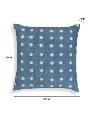 Cotton 20 inch Square Accent Pillow