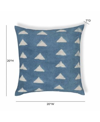 Cotton 20 inch Square Accent Pillow