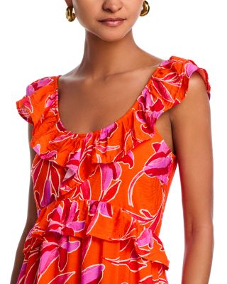 Leaf Ruffle Dress - Exclusive 