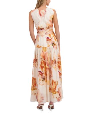 Sleeveless Wrapped Waist Maxi Dress