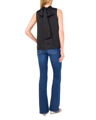 Sleeveless Bow Blouse