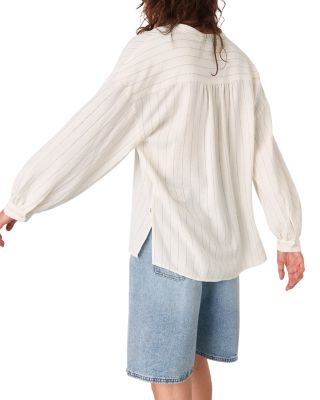 Stripe Long Sleeve Blouse