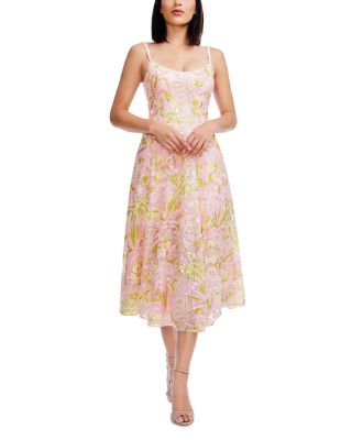 Dress the Population - Uma Sequinned Lace Dress