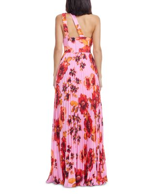 Vida Pleated Evening Gown