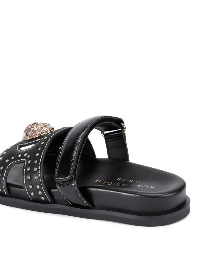 Women's Eagle Studded Cutout Sandals