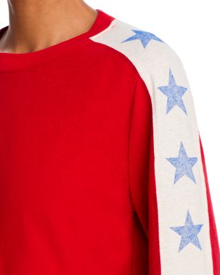 Star Contrast Long Sleeve Tee