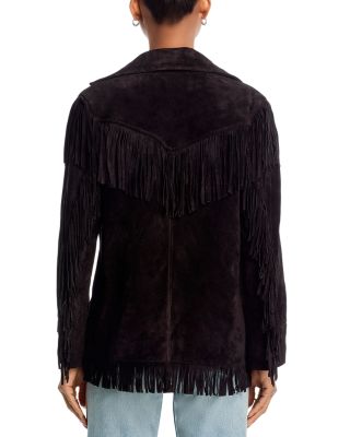 Suede Fringe Jacket