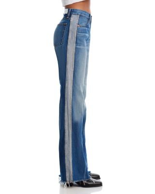 Mid Rise Track Californian Jeans in Viper Blue