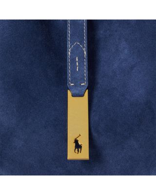 Polo ID Suede Small Shoulder Bag