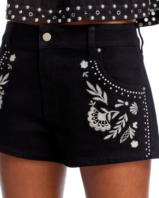 Embroidery Stud Shorts - Exclusive