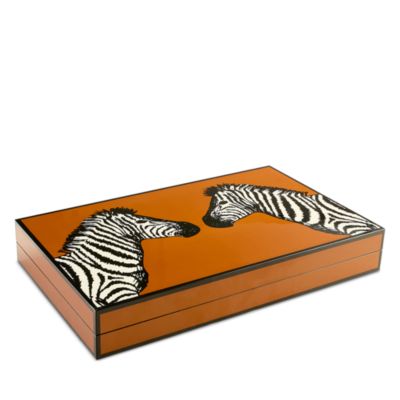 Zebra Backgammon Set