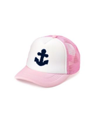 Sweet Wink - Girls' Anchor Patch Trucker Hat - Little Kid, Big Kid