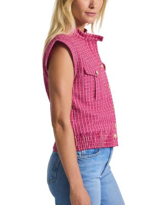 Namira Tweed Sleeveless Jacket