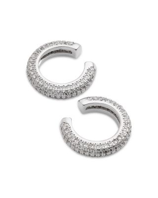 Shashi - Micro Pave Cuff Earrings