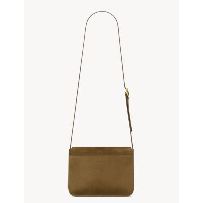 Niki Satchel Shoulder Bag in Suede