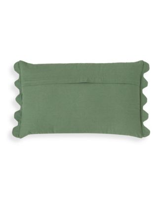 Portia Embroidered Cotton Flex 20 x 12 inch Accent Cushion