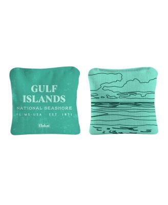 4x4 Gulf Islands National Seashore Durasuede + Turbo Polyglide Pilot Versacraft Cornhole Bags