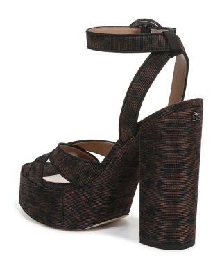 Women&#39;s Savannah Leather Platform Sandals 