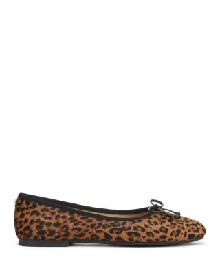 Women's Alie Animal Print Calf Hair Ballet Flats